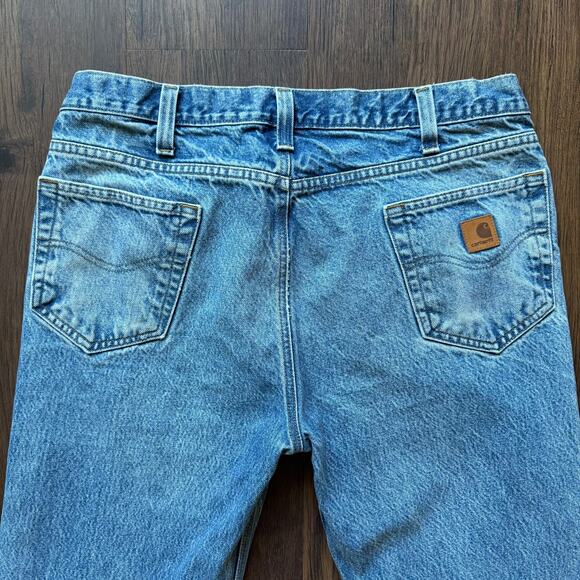 Carhartt B480 Traditional Fit Jeans 38x32 Light Wash Denim 2014 - Picture 5 of 8